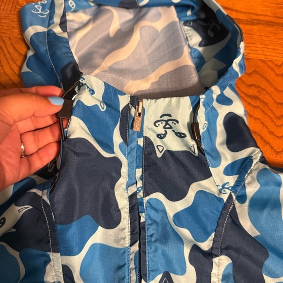 RIPNDIP Nerm Cat Blue Camo Packable Windbreaker Jacket Sz S Rare Skate Unisex - Picture 14 of 16